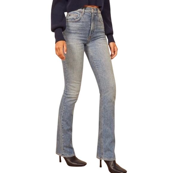 Reformation Jeans Payton High Rise Bootcut Jeans  Women's 30 Blue - Picture 1 of 9